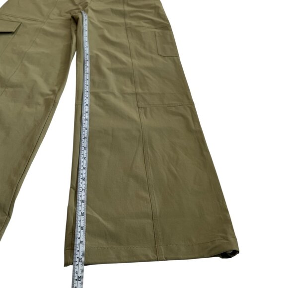 Bandier Womens‎ Quincy Cargo Wide Leg Pants Tan Size Medium Utility Streetwear - Picture 12 of 13